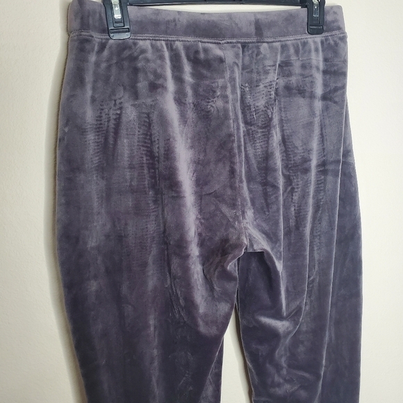 House Of Harlow 1960 x Nicole Richie Y2K Gray Velour Velvet Jogger Sweatpants - Picture 4 of 8